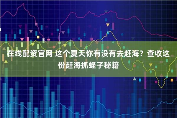 在线配资官网 这个夏天你有没有去赶海？查收这份赶海抓蛏子秘籍